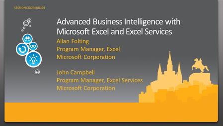 2 Business Intelligence with the world’s most popular business productivity suite and most widely deployed information platform IT management & developer.