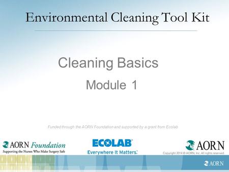 Environmental Cleaning Tool Kit