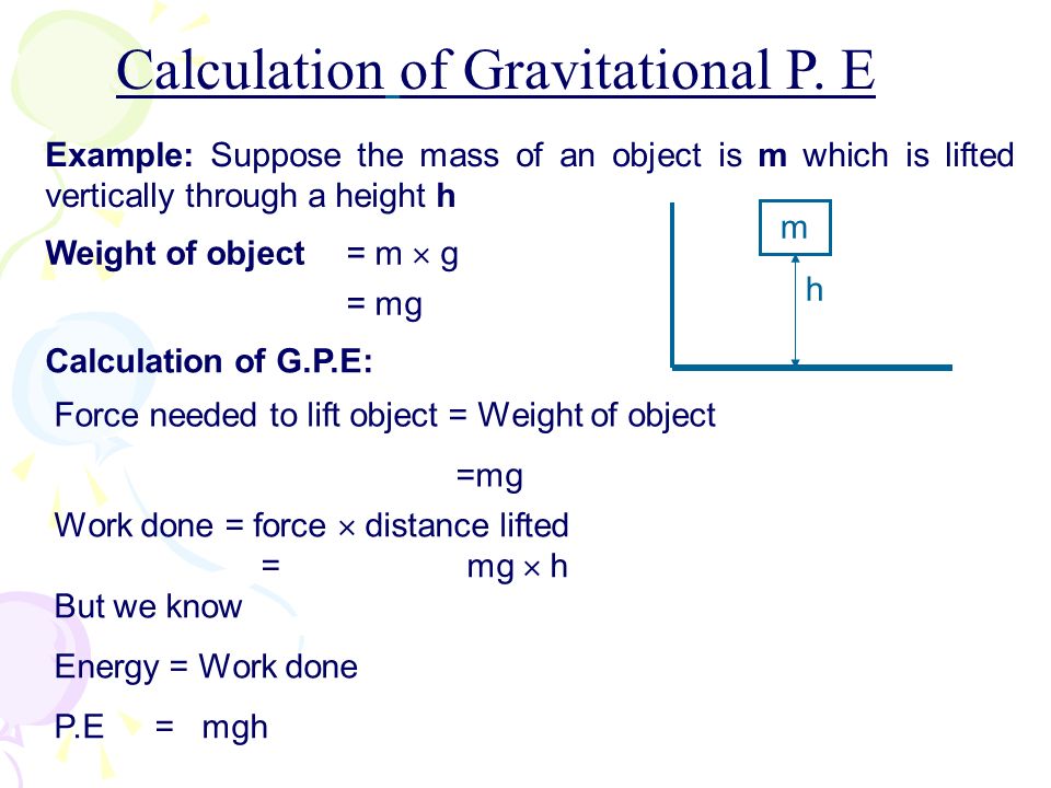 Calculation Of Gravitational P E Ppt Video Online Download Calculation Of Gravitational P E Ppt Video Online Download