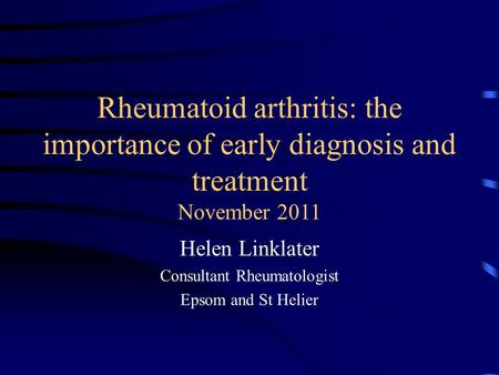 Consultant Rheumatologist
