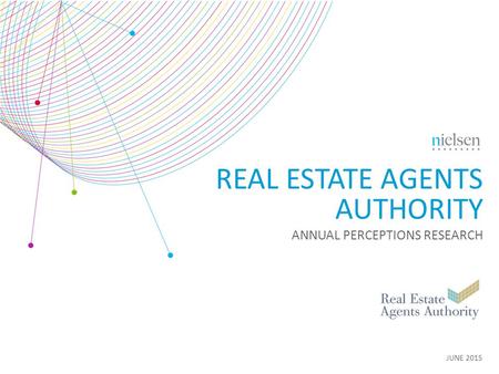 JUNE 2015 REAL ESTATE AGENTS AUTHORITY ANNUAL PERCEPTIONS RESEARCH.