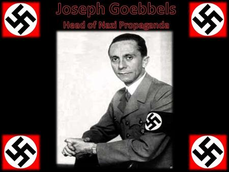 Head of Nazi Propaganda