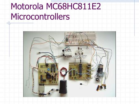 Motorola MC68HC811E2 Microcontrollers
