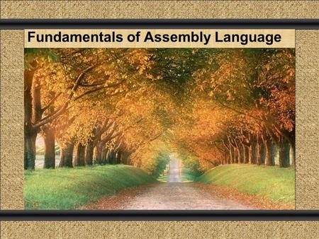 Click to add Title Comunicación y Gerencia Click To add Subtitle Click to add Text Fundamentals of Assembly Language.