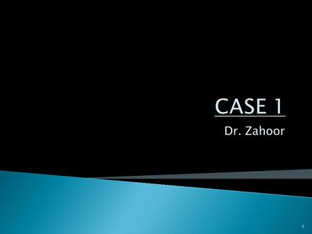Dr. Zahoor 1. A 26 year old woman presents to the ER complaining of sudden onset of palpitations and severe shortness of breath and coughing. She reports.