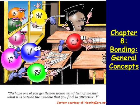 Chapter 8: Bonding:General Concepts