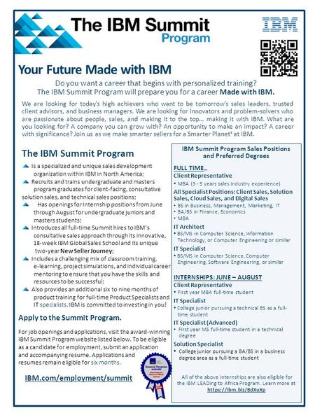 Your Future Made with IBM