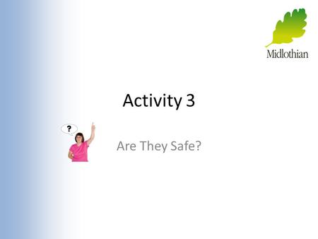 Activity 3 Are They Safe?. Activity Think about what we can do to stay safe if we meet people from the Internet.