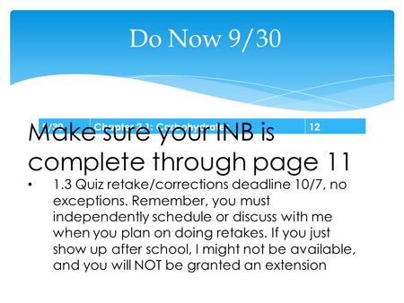 Make sure your INB is complete through page 11