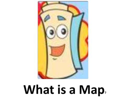 What is a Map ?. A Map is a visual representation usually on a flat surface of the whole or a part of an area.