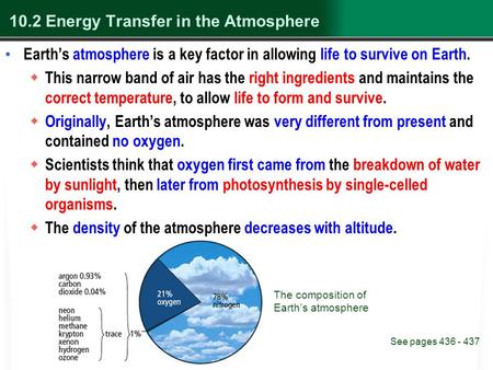 10.2 Energy Transfer in the Atmosphere
