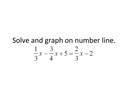 Solve and graph on number line.. 2(m + 3.2) + 0.1(2.6m -.2) = 12.8.