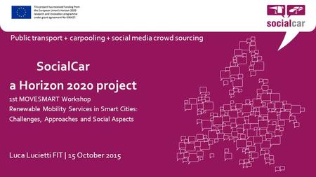 SocialCar a Horizon 2020 project