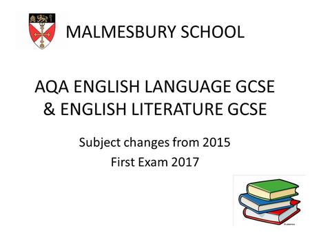 AQA ENGLISH LANGUAGE GCSE & ENGLISH LITERATURE GCSE