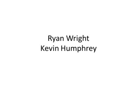 Ryan Wright Kevin Humphrey. Assignment 1 In past years people have complained that their teams have been cheated by refs. Well those people have nothing.
