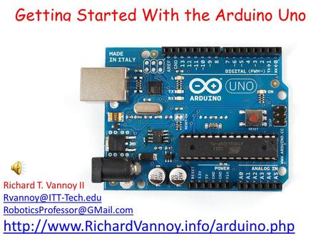 Getting Started With the Arduino Uno