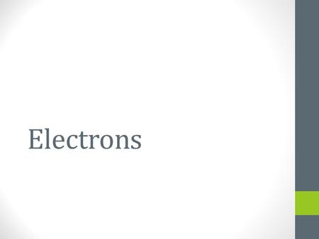 Electrons. Models of the Atom Electrons Electrons do not orbit the nucleus like the planets orbit the sun. Electrons are located in the electron cloud.