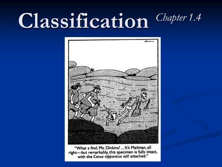 Classification Chapter 1.4. Vocabulary 1. taxonomy 2. binomial nomenclature 3. classification 4. domain 5.Eubacteria 6. Archaebacteria 7. Eukarya 8. Protista.