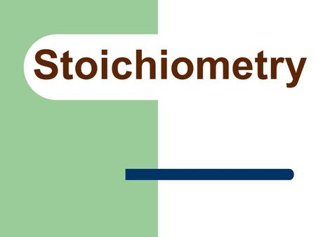 Stoichiometry Stoichiometry Consider the chemical equation: 4NH 3 + 5O 2  6H 2 O + 4NO There are several numbers involved. What do they all mean? “stochio”