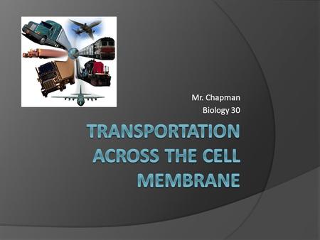 Mr. Chapman Biology 30. 2 Main Types of Transport  There are 2 main types of transport when it comes to molecules moving across the cell membrane. 