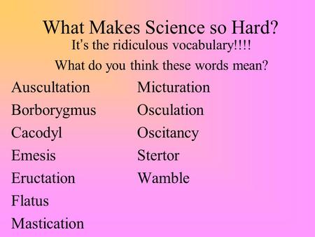 What Makes Science so Hard?