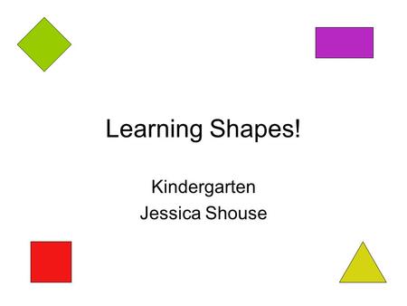 Kindergarten Jessica Shouse