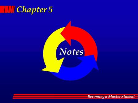 Chapter 5 Notes.