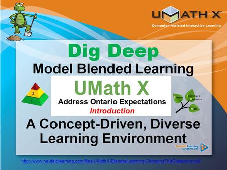 Common Core Standards UMath X Address Ontario Expectations Introduction