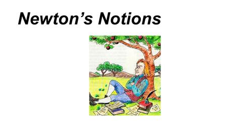 Newton’s Notions. A car begins at the start line traveling at a speed of 20 feet/second for 3 seconds. Then it goes 30 ft./sec. for the next 2 ½ seconds.