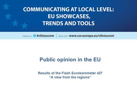 Public opinion in the EU