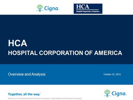 HCA Hospital Corporation of america