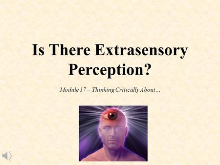 Is There Extrasensory Perception?