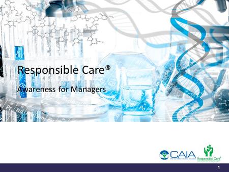 Responsible Care® Awareness for Managers 1. DISCUSSION POINTS 2 WHAT IS RESPONSIBLE CARE®? FEATURES OF RESPONSIBLE CARE® HOW DOES RESPONSIBLE CARE® ADD.