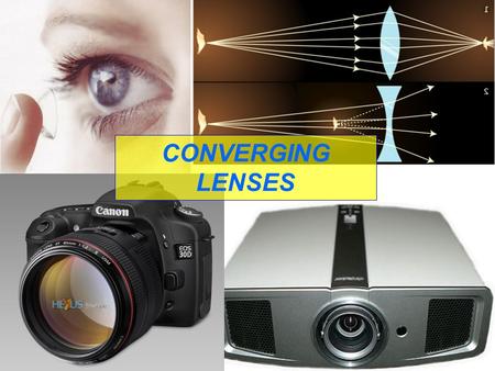 CONVERGING LENSES. Lenses Lenses REFRACT light and are usually used to form IMAGES 2 types convexconcave bi-convex plano-concave plano-convex bi-concave.