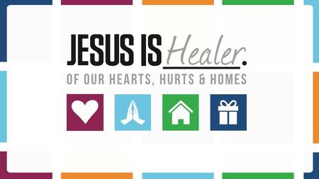 “Jesus said... ‘In this world you will have trouble. But take heart! I have overcome the world.” [Jn 16:33] “Jesus said... ‘Heal the sick who are there.