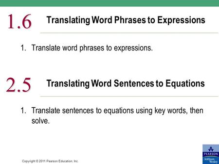 Translating Word Phrases to Expressions