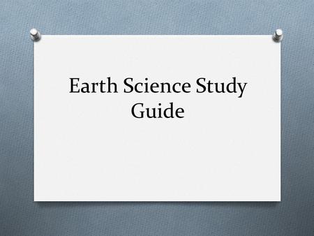Earth Science Study Guide. How would a glacier affect the landscape of a state?