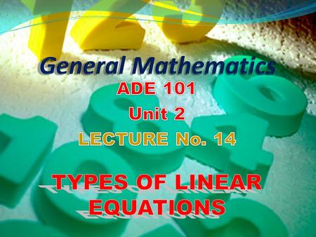 Understand linear equations and its types. Form the linear equations involving slopes of different situations. Students and Teachers will be able to.