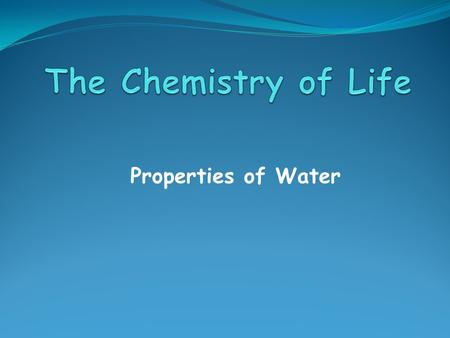 Properties of Water. A compound is a pure substance made up of atoms of two or more elements The proportion of atoms are always fixed Chemical formula.
