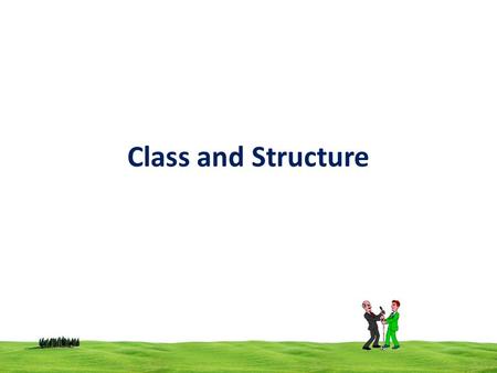 Class and Structure. 2 Structure Declare using the keyword struct purpose is to group data Default visibility mode is public A struct doesn't have a constructor.