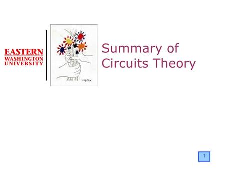 1 Summary of Circuits Theory. 2 Voltage and Current Sources Ideal Voltage Source It provides an output voltage v s which is independent of the current.