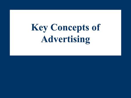 Key Concepts of Advertising. 1-2 Chapter Outline I.Chapter Key Points II.What is Advertising? III.Roles and Functions of Advertising IV.The Key Players.