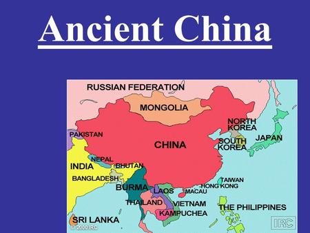 Ancient China.