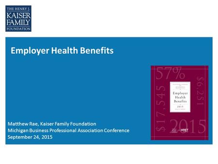 Employer Health Benefits