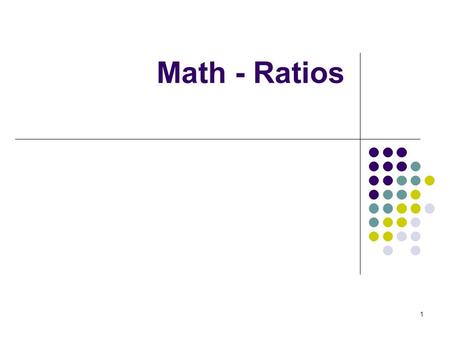 Math - Ratios.