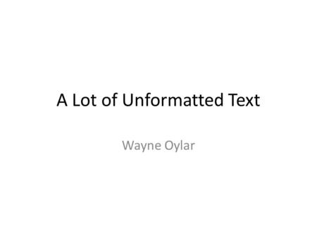 A Lot of Unformatted Text Wayne Oylar. Safari in Cape Town Experience the ultimate Cape Town budget safari, taking you from the Mother City to some of.