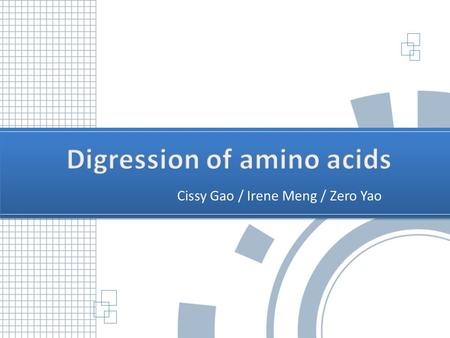 Cissy Gao / Irene Meng / Zero Yao. Today’s Object Identify amino acids and understand their structure Identify the peptide bonds in dipeptides and polypeptides.