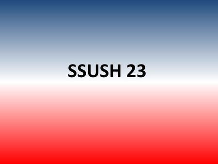 SSUSH 23. Civil Rights Act of 1964 Gave President the Power to Enforce the Law MilitaryNational Guard Prohibited discrimination in Employment and Education.