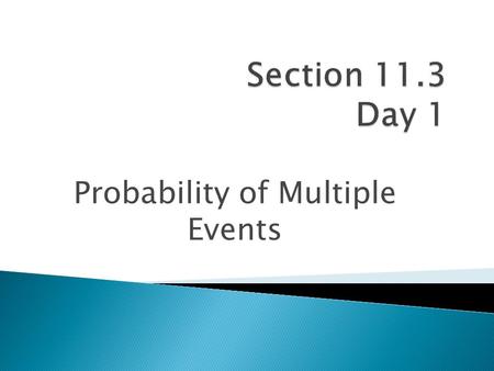 Probability of Multiple Events.  A marble is picked at random from a bag. Without putting the marble back, a second one has chosen. How does this affect.