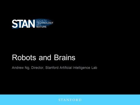 Andrew Ng, Director, Stanford Artificial Intelligence Lab